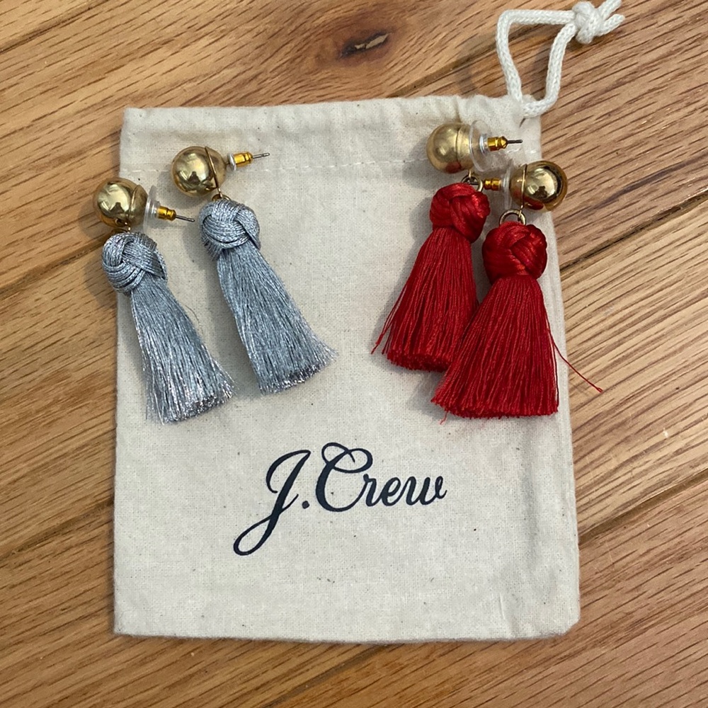 Set of 2! J. Crew Tassel Earrings